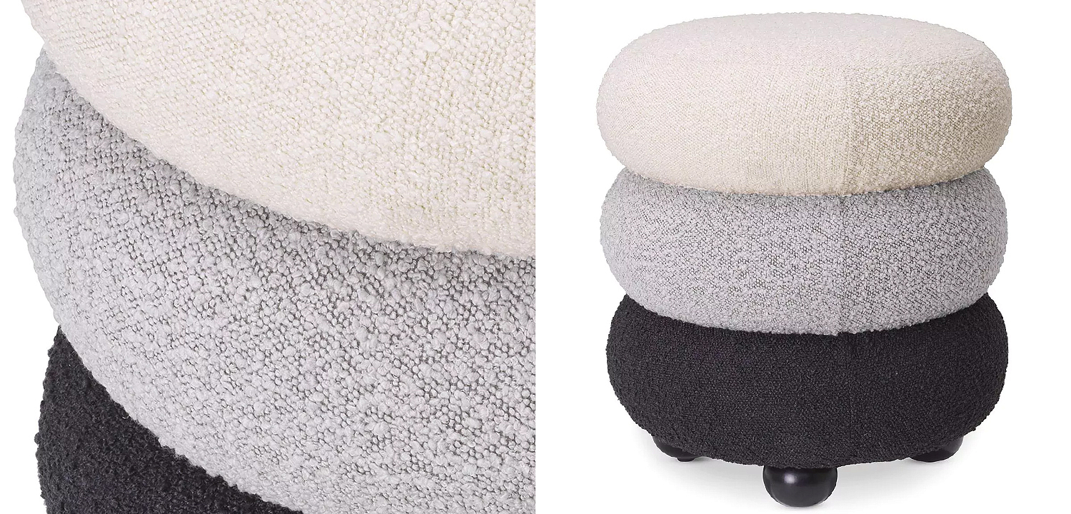 Пуф Eichholtz Stool Tulum Boucle Пуф Eichholtz Stool Tulum Boucle - Loft-Concept в Челябинске