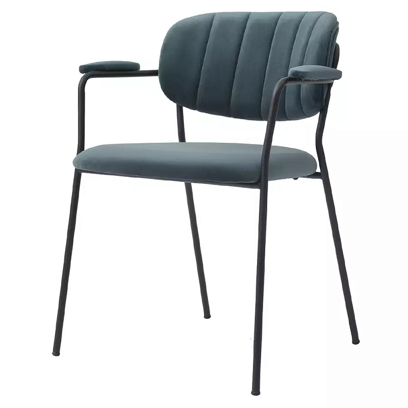 Стул мягкий с подлокотниками Chair Attractive Зеленый Бежевый Стул мягкий с подлокотниками Chair Attractive Зеленый Бежевый в Челябинске | Loft Concept