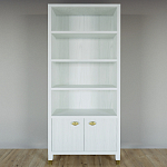 Книжный Стеллаж Elsa Dreams White с задней стенкой варинант исполнения - 5 | Loft Concept в Челябинске