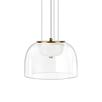 Подвесной светильник с куполообразным прозрачным стеклянным плафоном Grada Light варинант исполнения - 1 | Loft Concept в Челябинске