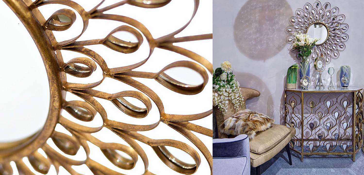 Зеркало Mirror Peacock Feathers Зеркало Mirror Peacock Feathers - Loft-Concept в Челябинске