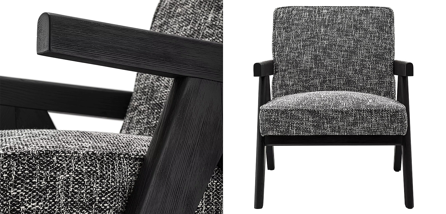 Кресло Eichholtz Chair Greta Черный Кресло Eichholtz Chair Greta Черный - Loft-Concept в Челябинске