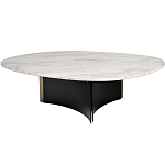 Стол журнальный овальный с контрастным основанием Subsequence варинант исполнения - 1 | Loft Concept в Челябинске