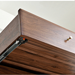 Стол рабочий округлой формы с 3-мя ящиками  Working Moonnut Table варинант исполнения - 4 | Loft Concept в Челябинске