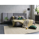 Кровать с большим мягким изголовьем Unity Grey Bed варинант исполнения - 4 | Loft Concept в Челябинске