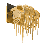 Бра с перфорированными металлическими дугами и цепочками 22 см Atlantis Chain варинант исполнения - 1 | Loft Concept в Челябинске