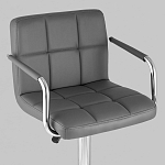 Барный стул с подлокотниками Honory Grey варинант исполнения - 7 | Loft Concept в Челябинске