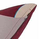 Подушка декоративная хлопковая с абстрактным принтом Elysian Flow Terra варинант исполнения - 4 | Loft Concept в Челябинске