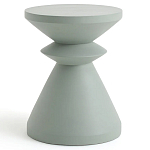 Светло-серый приставной столик из массива AMORPHOUS варинант исполнения - 1 | Loft Concept в Челябинске