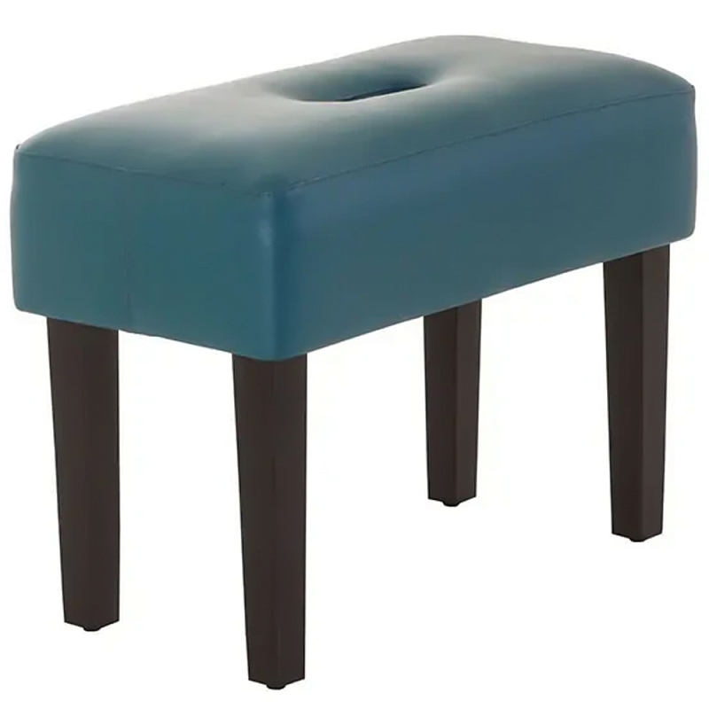 Мягкий пуф на черных ножках Winton Pouf Мульти Мягкий пуф на черных ножках Winton Pouf Мульти в Челябинске | Loft Concept