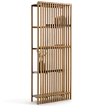 Стеллаж из дерева и метала Furniture Gutter and Lattice Rack варинант исполнения - 3 | Loft Concept в Челябинске