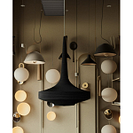 Подвесной вязаный черный светильник «Лампа Марракеша» варинант исполнения - 3 | Loft Concept в Челябинске