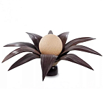 Настольная лампа черная INDONESIAN LAMPS варинант исполнения - 1 | Loft Concept в Челябинске