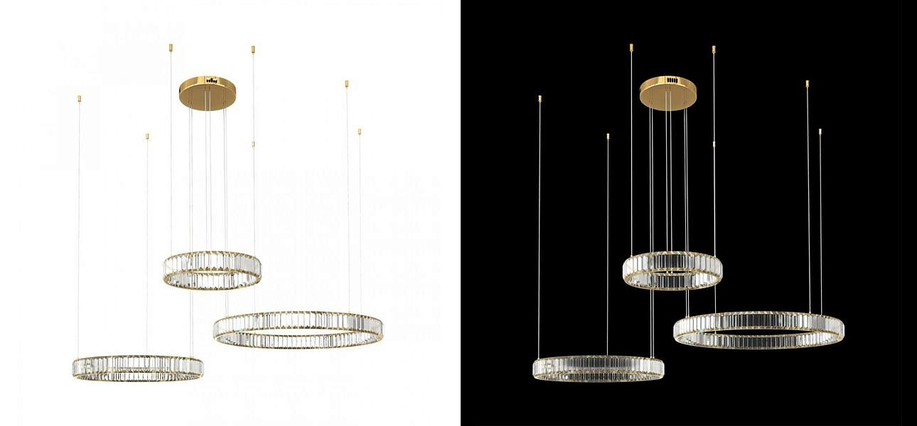 Люстра Триптих Crystal Ring Золото Люстра Триптих Crystal Ring Золото - Loft-Concept в Челябинске