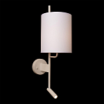 Бра с цилиндрическим тканевым абажуром и регулируемым спотом Pure Cylinder варинант исполнения - 1 | Loft Concept в Челябинске