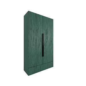 Шкаф двустворчатый цвет зеленый Fergus