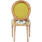 Стул из массива бука бежевый с изображением птиц и цветов Beige Green Chinoiserie Rose Garden Chair варинант исполнения - 2 | Loft Concept в Челябинске