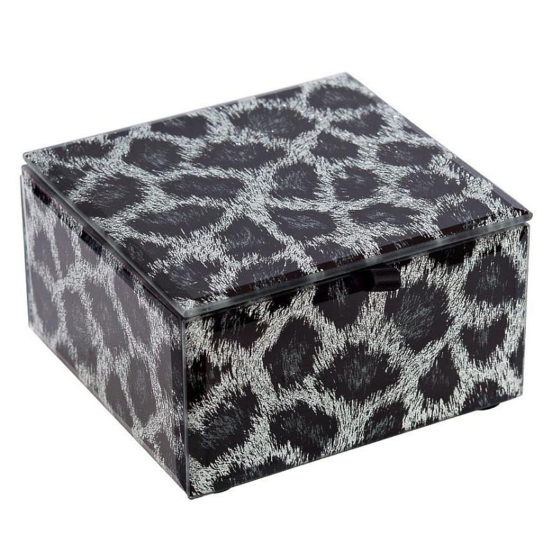 Шкатулка Snow Leopard Cube Серый Шкатулка Snow Leopard Cube Серый в Челябинске | Loft Concept