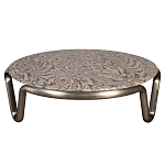 Стол журнальный круглый с узором Table Hypontic Pattern варинант исполнения - 1 | Loft Concept в Челябинске