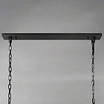 Люстра с черным каркасом и абажуром из прямоугольных мраморных панелей Calling to Shine варинант исполнения - 1 | Loft Concept в Челябинске