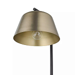 Торшер на изогнутом основании в сочетании черного и золотистого цвета Stable Base варинант исполнения - 3 | Loft Concept в Челябинске