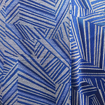 Мебельная ткань Жаккард синий принт 140 см T2-132 варинант исполнения - 2 | Loft Concept в Челябинске