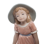 Статуэтка фарфоровая Девушка и маленькая девочка с цветами Charming Statuette варинант исполнения - 2 | Loft Concept в Челябинске