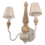 Бра с двумя конусовидными тканевыми абажурами Neighborhood варинант исполнения - 3 | Loft Concept в Челябинске