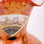 Ваза красного цвета с рисунком Chinoiserie Ceramics варинант исполнения - 2 | Loft Concept в Челябинске