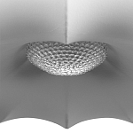 Подвесной светильник с белым фигурным абажуром и мягкими волнистыми краями Cloud Motion  варинант исполнения - 13 | Loft Concept в Челябинске