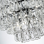 Люстра с хрустальными подвесками в виде капель Antoine Crystal Drops Chrome Chandelier 9 варинант исполнения - 4 | Loft Concept в Челябинске