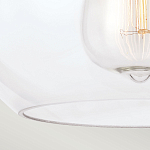 Потолочный светильник с шарообразным плафоном из прозрачного стекла Feiss варинант исполнения - 4 | Loft Concept в Челябинске