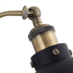 Бра с черным плафоном из металла Roomsy варинант исполнения - 3 | Loft Concept в Челябинске