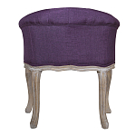 Кресло низкое в стиле прованс Louis French Armchair purple flax варинант исполнения - 3 | Loft Concept в Челябинске
