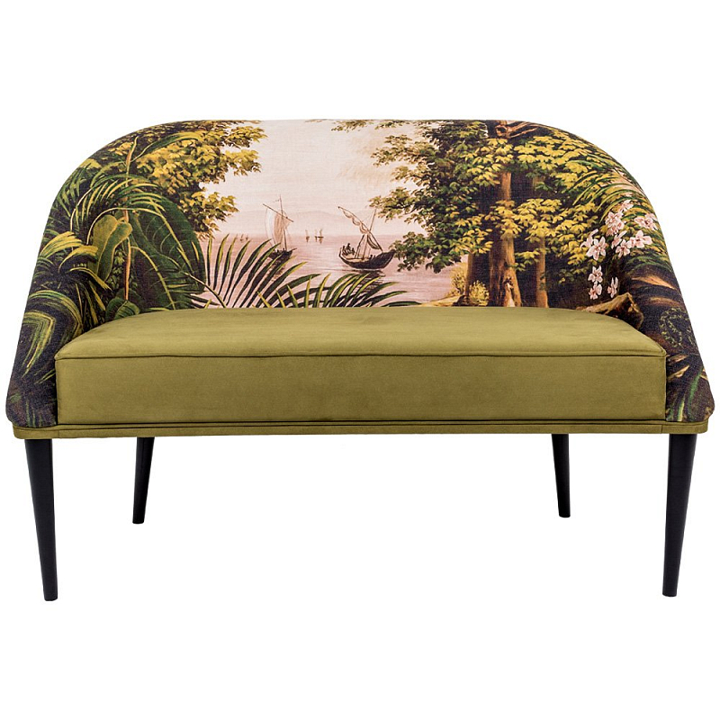 Диван Sofa San Cristobal Оливковый Диван Sofa San Cristobal Оливковый в Челябинске | Loft Concept