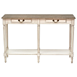 Деревянная консоль с двумя ящиками Margery Provence Console Table варинант исполнения - 1 | Loft Concept в Челябинске
