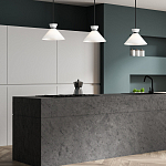 Подвесной светильник с белым стеклянным конусным плафоном Alora Mood варинант исполнения - 7 | Loft Concept в Челябинске