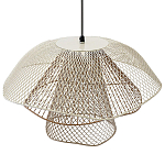 Подвесной светильник Beige Gold Mesh Lampshade Hanging Lamp варинант исполнения - 4 | Loft Concept в Челябинске