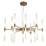 Люстра подвесная с 20-ю цилиндрическими матовыми плафонами Delta Light варинант исполнения - 1 | Loft Concept в Челябинске