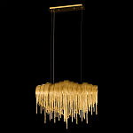 Люстра подвесная с металлическими цепочками и изогнутыми металлическими дугами 72 см Atlantis Chain варинант исполнения - 13 | Loft Concept в Челябинске