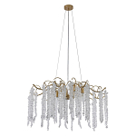 Люстра c подвесками из прозрачного хрусталя Диаметр 85 см FAIRYTREE Light варинант исполнения - 2 | Loft Concept в Челябинске
