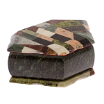 Шкатулка для украшений с мозаикой из натуральных камней Stone Casket варинант исполнения - 2 | Loft Concept в Челябинске