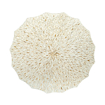 Стол кофейный с отделкой раковинами устриц Coastal Charm варинант исполнения - 3 | Loft Concept в Челябинске