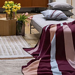 Плед из хлопка с геометрическим рисунком Elan Stripe Addison варинант исполнения - 6 | Loft Concept в Челябинске