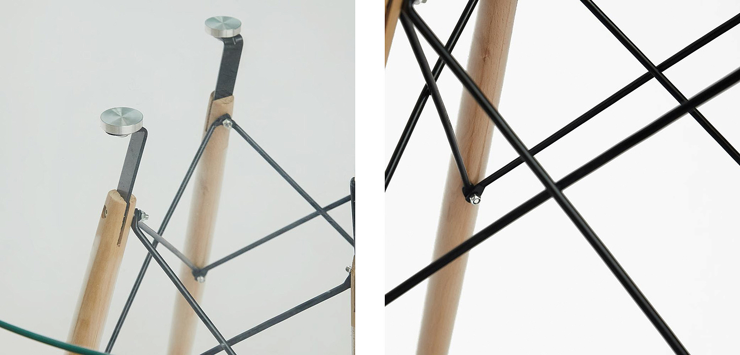 Стол DSW glass table - Loft-Concept в Челябинске