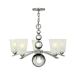 Люстра с матовыми конусными плафонами и декоративными элементами в форме шаров Hinkley варинант исполнения - 10 | Loft Concept в Челябинске