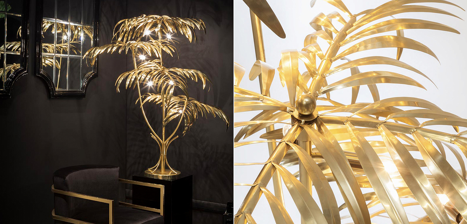 Торшер Golden Palm Floor Lamp Торшер Golden Palm Floor Lamp - Loft-Concept в Челябинске