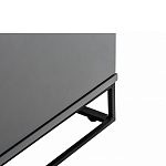 ТВ-тумба цвета графит с  2-мя дверцами и ящиком Strict Lines варинант исполнения - 5 | Loft Concept в Челябинске