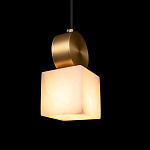 Подвесной светильник светодиодный с квадратным плафоном Stone Helios варинант исполнения - 2 | Loft Concept в Челябинске