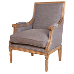 Кресло William Classical Armchair grey flax варинант исполнения - 3 | Loft Concept в Челябинске